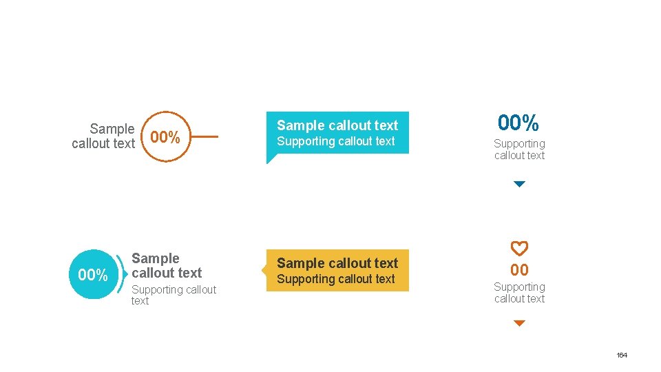 Sample callout text 00% Sample callout text Supporting callout text Sample callout text 00% Sample callout text 00% Sample callout text Supporting callout text Sample callout text 00%
