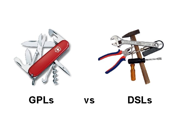 GPLs vs DSLs 