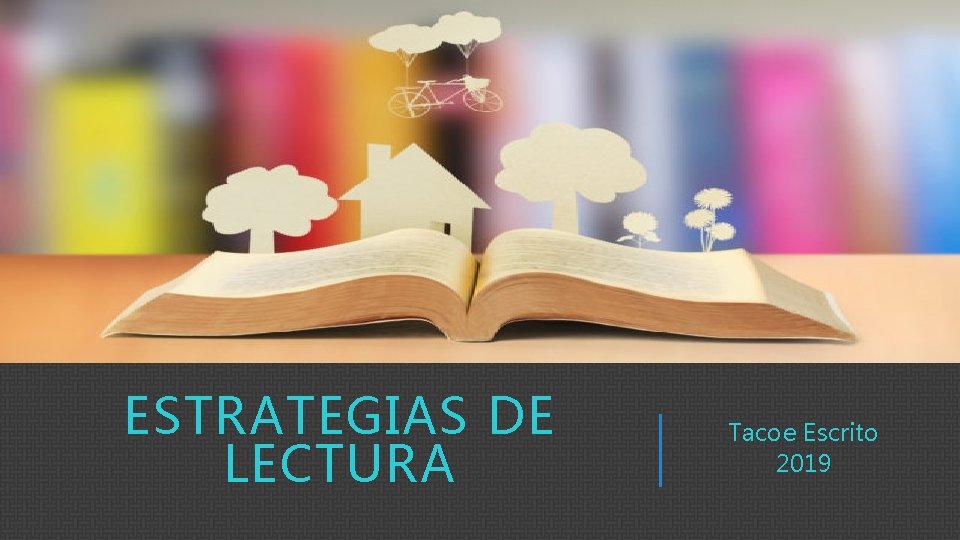 ESTRATEGIAS DE LECTURA Tacoe Escrito 2019 