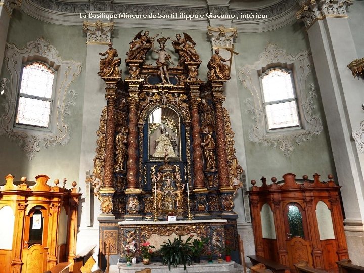 La Basilique Mineure de Santi Filippo e Giacomo , intérieur 