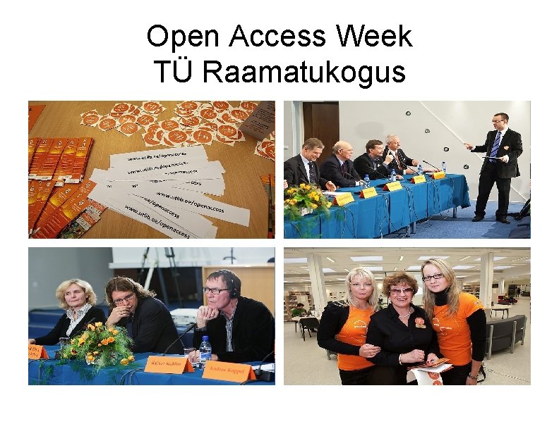 Open Access Week TÜ Raamatukogus 