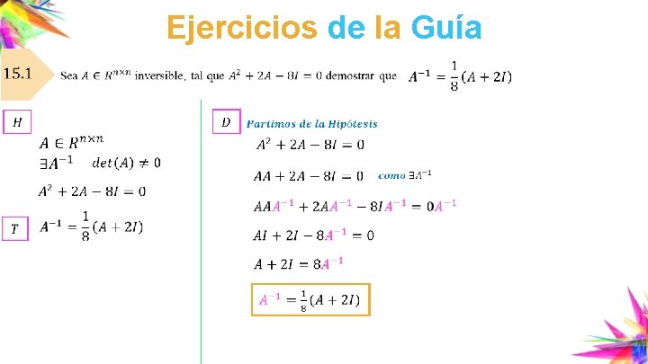 Ejercicios de la Guía 