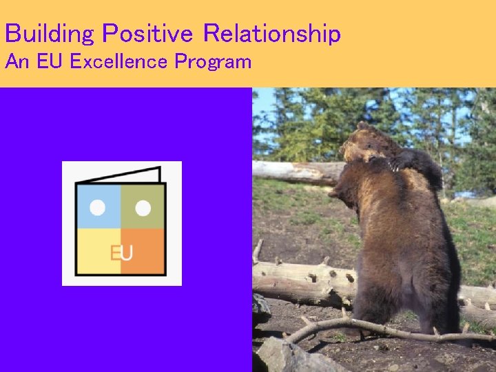 Building Positive Relationship An EU Excellence Program 