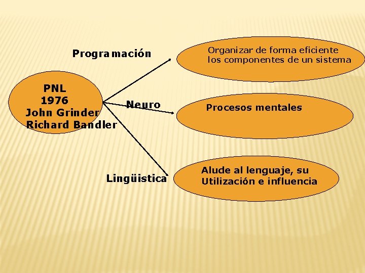 Programación PNL 1976 Neuro John Grinder Richard Bandler Lingüistica Organizar de forma eficiente los