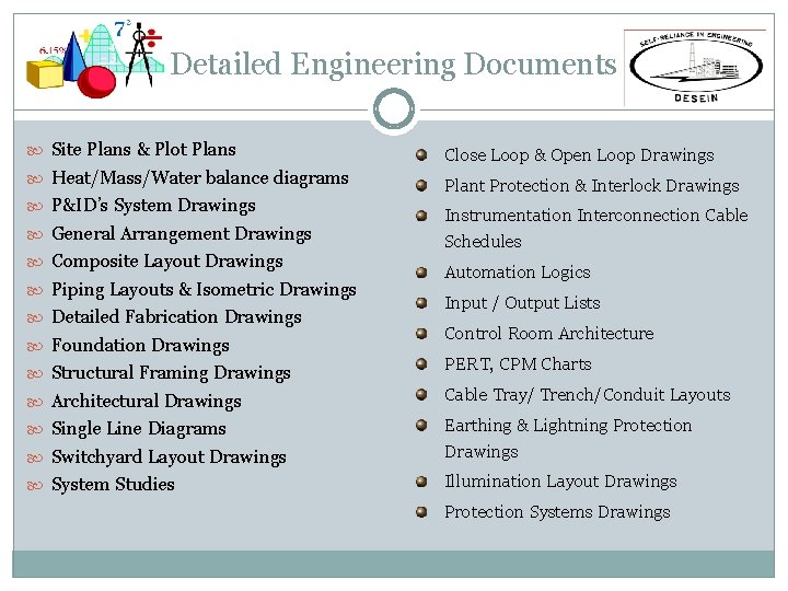 Detailed Engineering Documents Site Plans & Plot Plans Close Loop & Open Loop Drawings Detailed Engineering Documents Site Plans & Plot Plans Close Loop & Open Loop Drawings