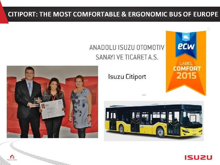 CITIPORT: THE MOST COMFORTABLE & ERGONOMIC BUS OF EUROPE 