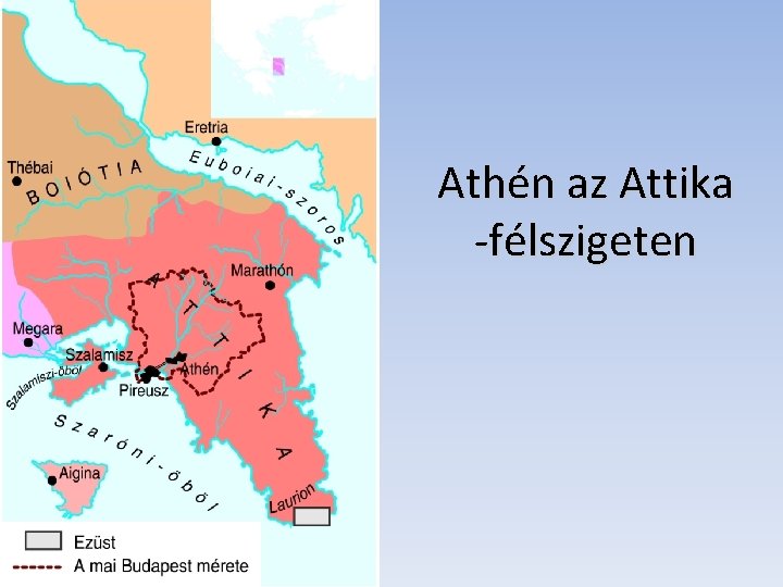 Athén az Attika -félszigeten Athén az Attika -félszigeten