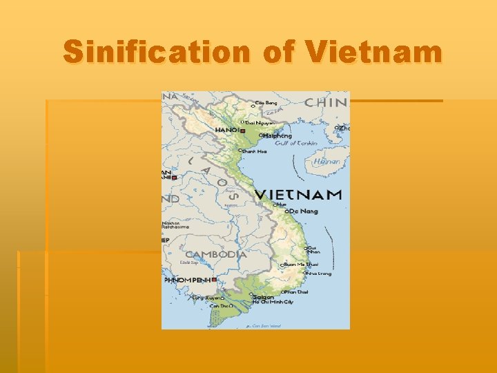 Sinification of Vietnam 