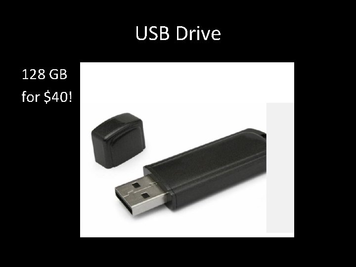 USB Drive 128 GB for $40! 