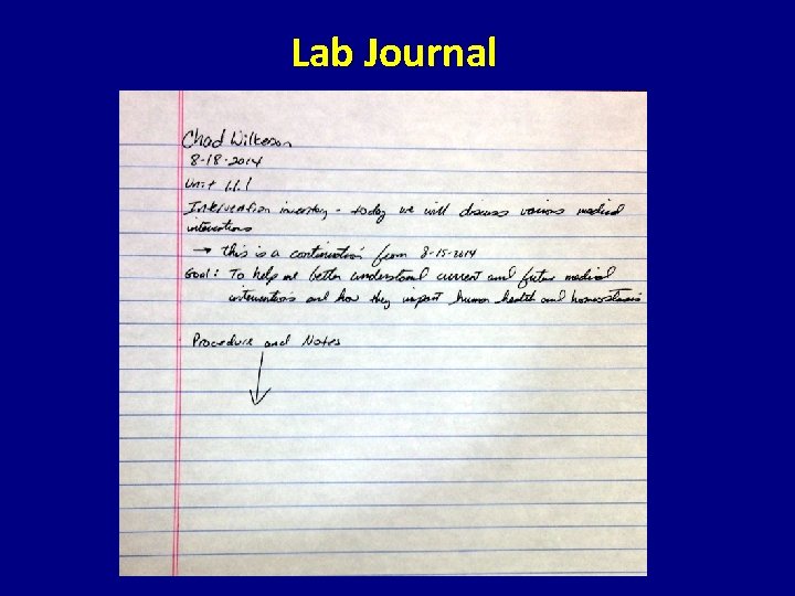 Lab Journal 