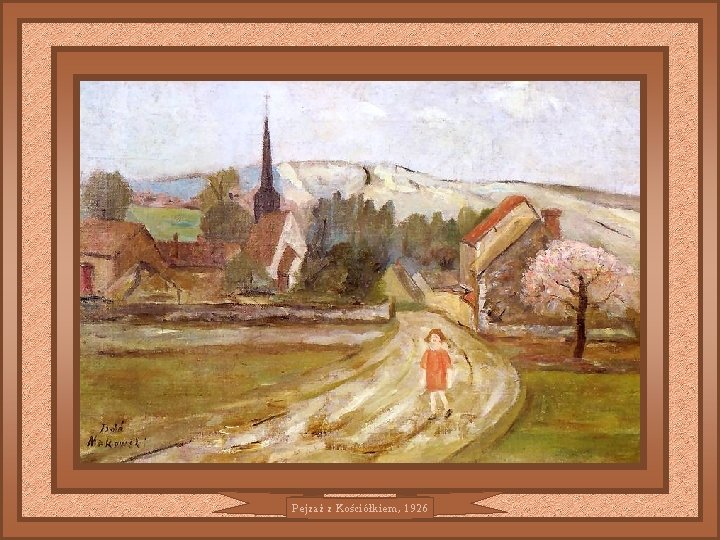 Pejzaż z Kościółkiem, 1926 Pejzaż z Kościółkiem, 1926