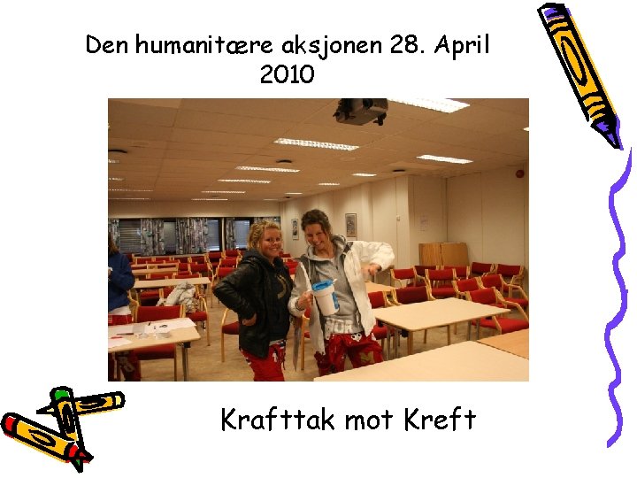 Den humanitære aksjonen 28. April 2010 Krafttak mot Kreft 