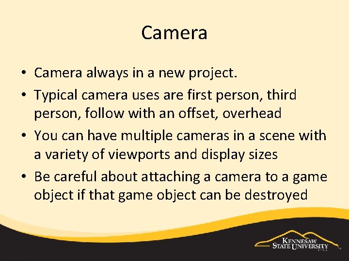 Fundaments Of Game Design Intro To Unity Richard