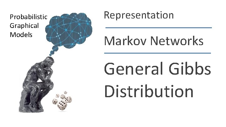 Probabilistic Graphical Models Representation Markov Networks General Gibbs Distribution Daphne Koller 