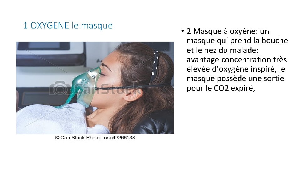 1 OXYGENE le masque • 2 Masque à oxyène: un masque qui prend la