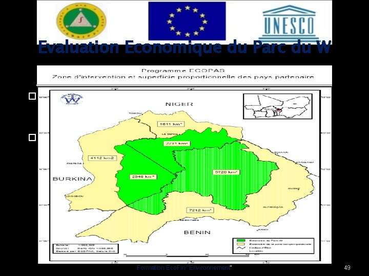 Evaluation Economique du Parc du W Formation Eco. Fin "Environnement" 49 