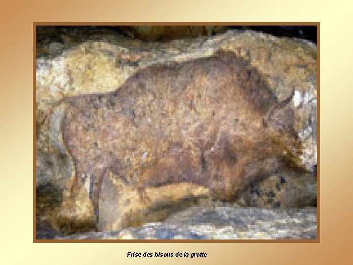 Frise des bisons de la grotte 