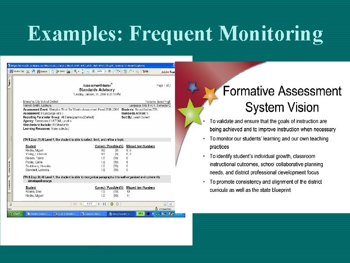 Examples: Frequent Monitoring 