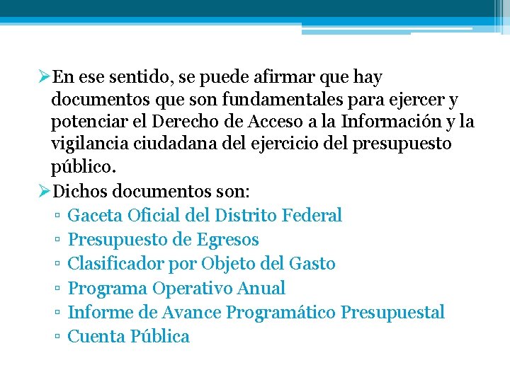 ØEn ese sentido, se puede afirmar que hay documentos que son fundamentales para ejercer ØEn ese sentido, se puede afirmar que hay documentos que son fundamentales para ejercer