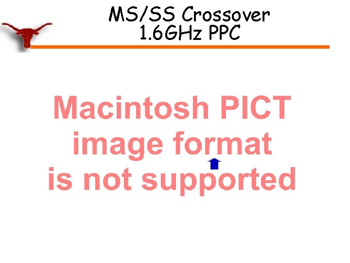 MS/SS Crossover 1. 6 GHz PPC 