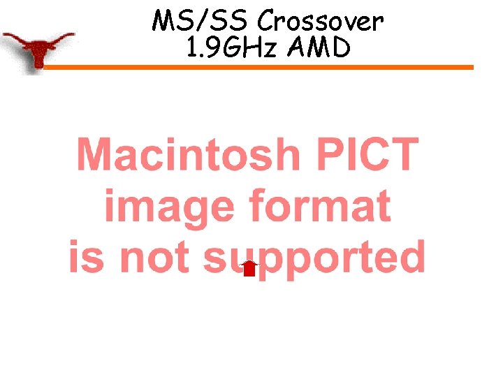 MS/SS Crossover 1. 9 GHz AMD 