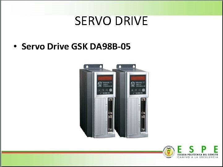 SERVO DRIVE • Servo Drive GSK DA 98 B-05 