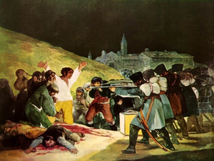 Francisco Goya, Fuzilamentos de 3 maio de 1808, pintado em 1814, Museu do Prado