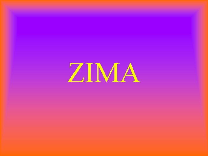 ZIMA 