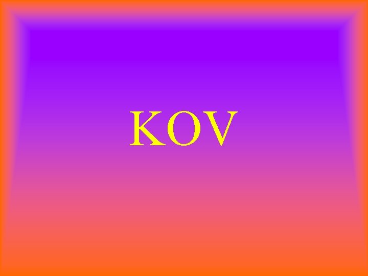 KOV 