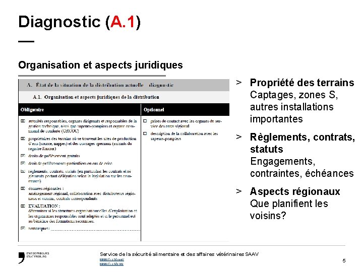 Diagnostic (A. 1) — Organisation et aspects juridiques > Propriété des terrains Captages, zones