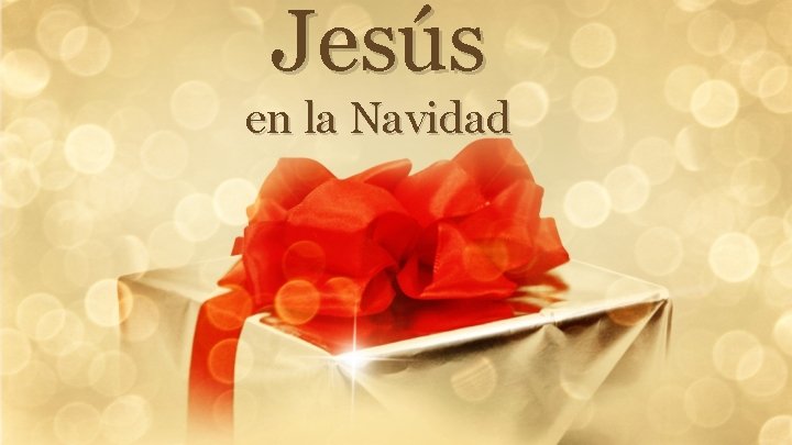 Jesús en la Navidad 