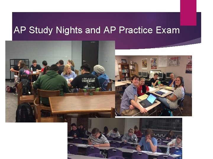  AP Study Nights and AP Practice Exam 