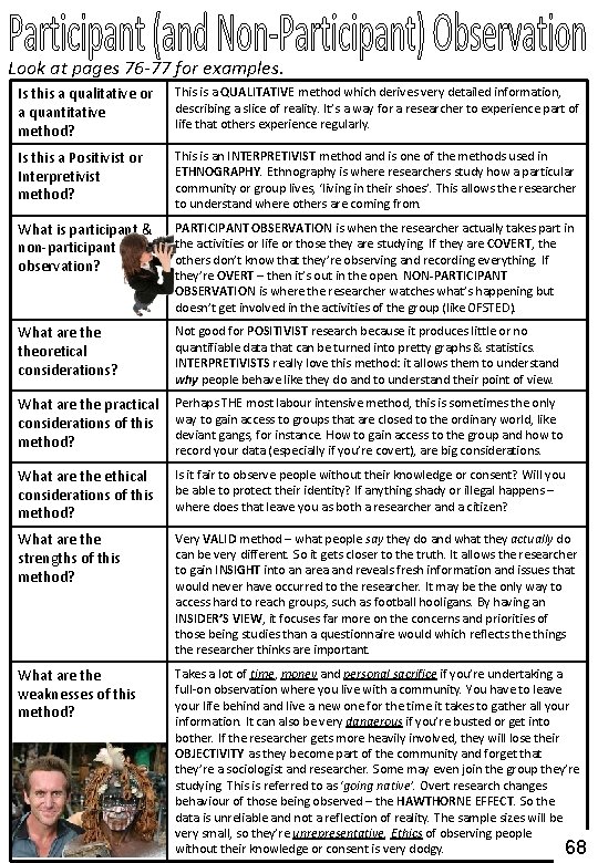 Look at pages 76 -77 for examples. Is this a qualitative or a quantitative