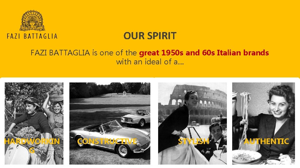 OUR SPIRIT FAZI BATTAGLIA is one of the great 1950 s and 60 s
