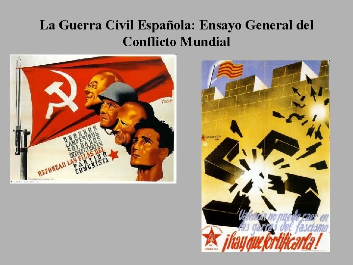 La Guerra Civil Española: Ensayo General del Conflicto Mundial 