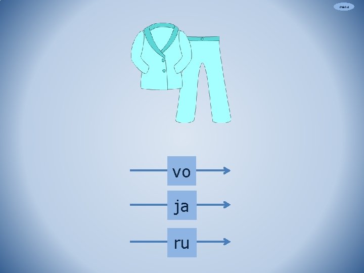 menu vo ja ru 