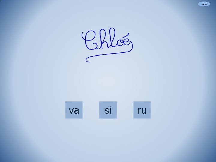 menu va si ru 