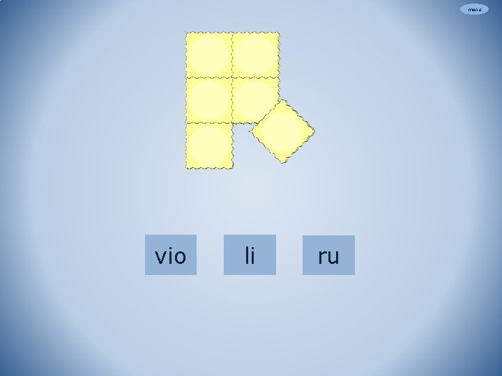 menu vio li ru 