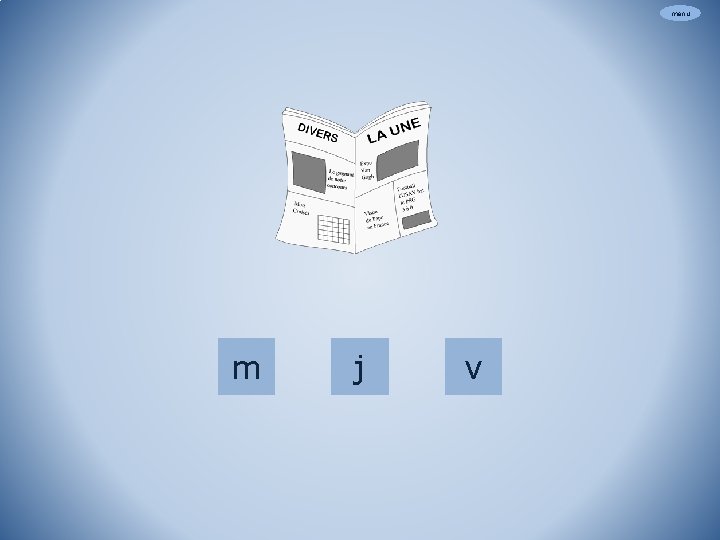 menu m j v 