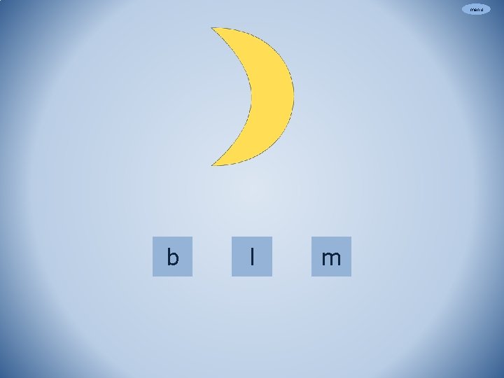 menu b l m 