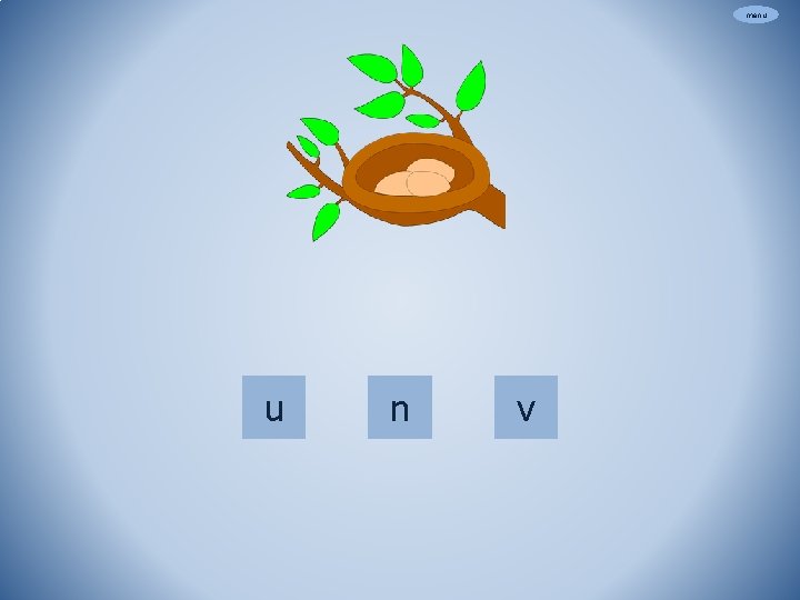 menu u n v 