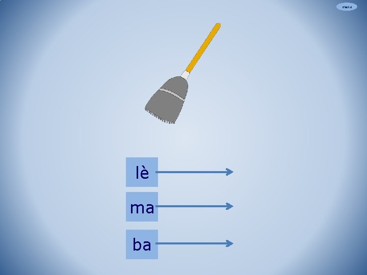 menu lè ma ba 