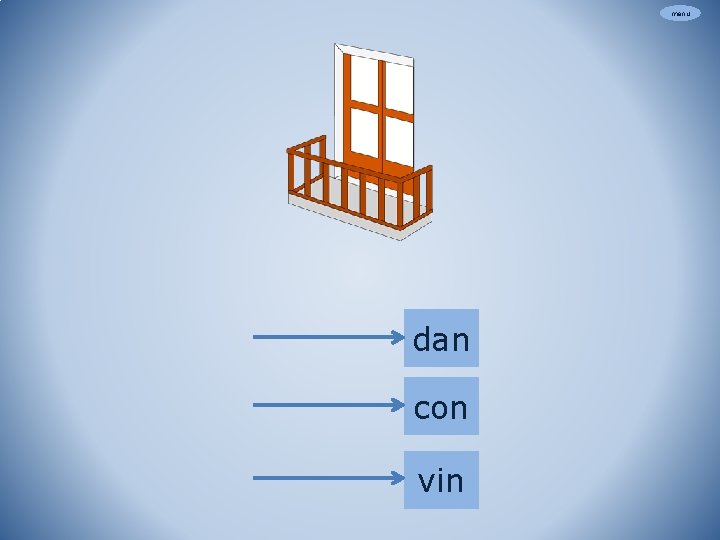menu dan con vin 