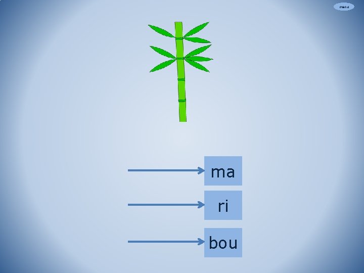menu ma ri bou 