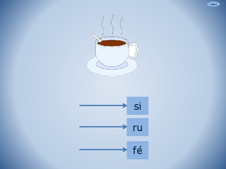 menu si ru fé 