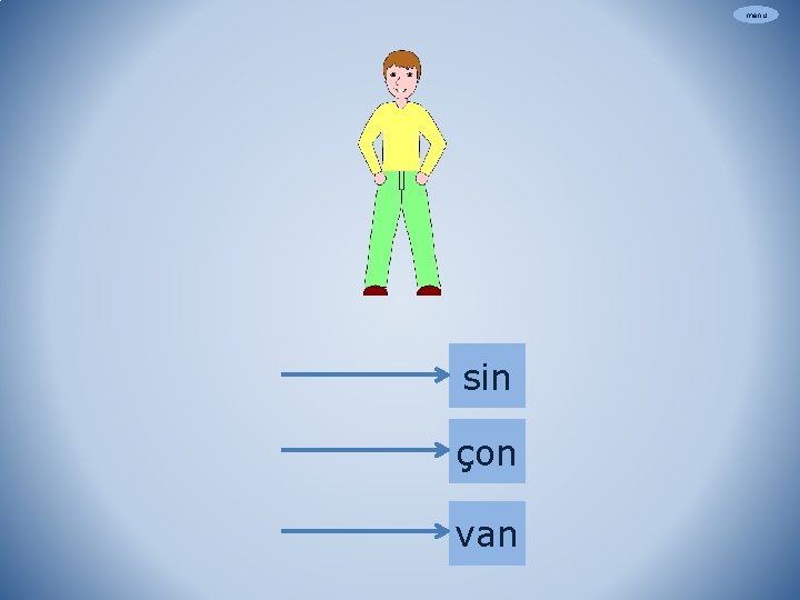 menu sin çon van 