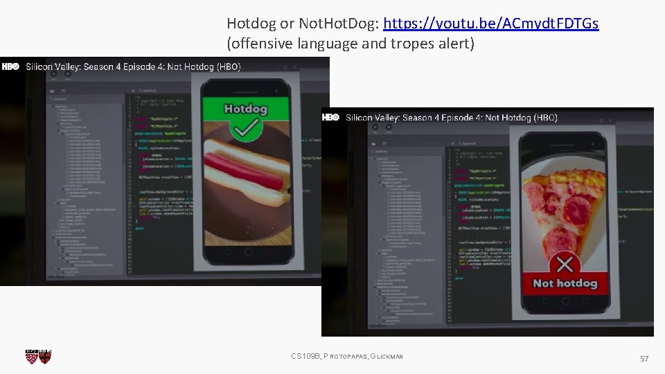 Hotdog or Not. Hot. Dog: https: //youtu. be/ACmydt. FDTGs (offensive language and tropes alert) Hotdog or Not. Hot. Dog: https: //youtu. be/ACmydt. FDTGs (offensive language and tropes alert)