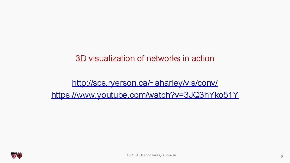 3 D visualization of networks in action http: //scs. ryerson. ca/~aharley/vis/conv/ https: //www. youtube. 3 D visualization of networks in action http: //scs. ryerson. ca/~aharley/vis/conv/ https: //www. youtube.