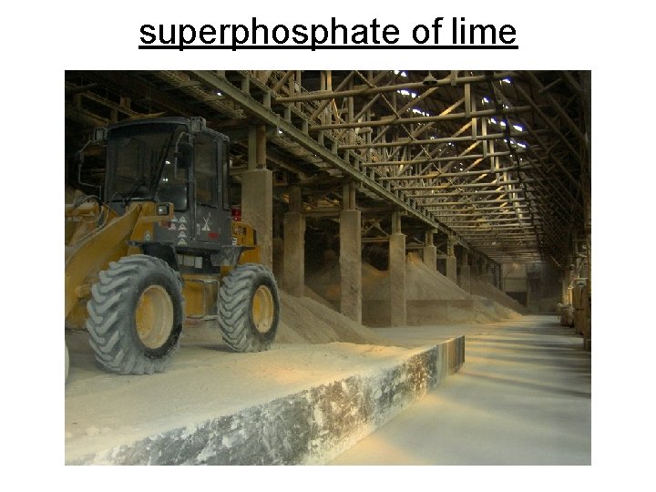 superphosphate of lime 