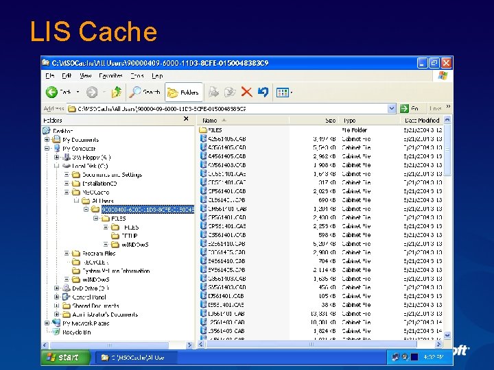 LIS Cache 